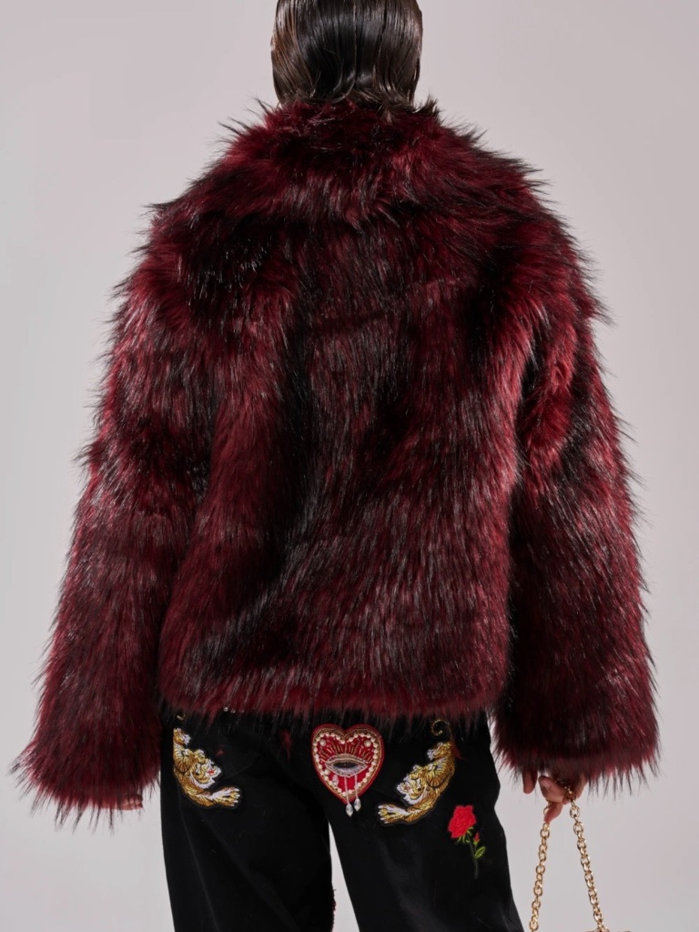 AKIRA MICHIGAN AVE FAUX FUR Size L/XL - Picture 3 of 5